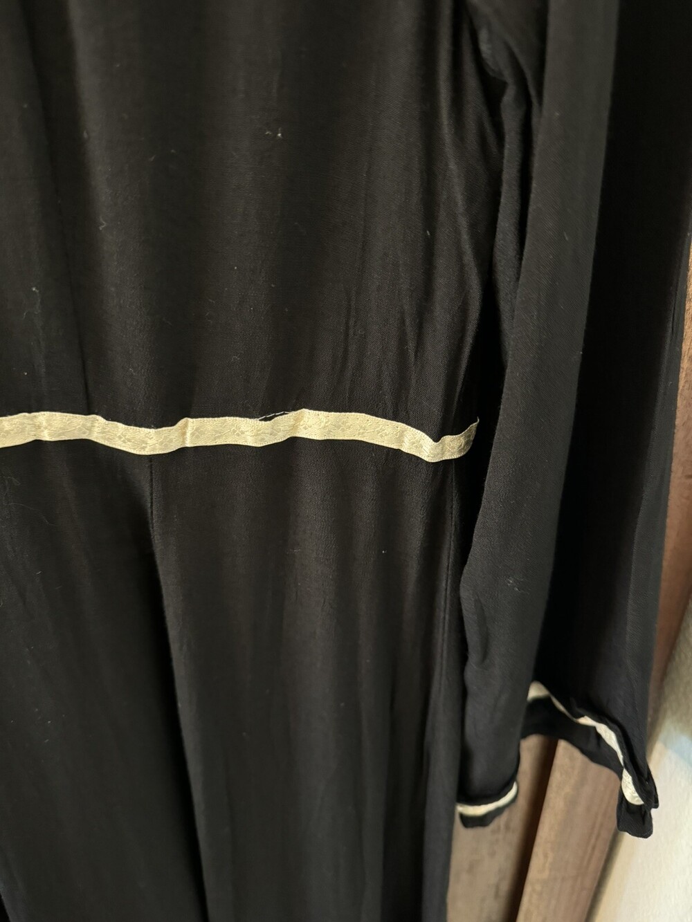 Alexander Brown Women’s Black  Dress One Size Babydoll Empire Vintage 90’s - Picture 6 of 7